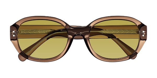 Front of Novak in Translucent Brown
