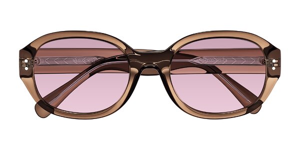 Front of Novak in Translucent Brown