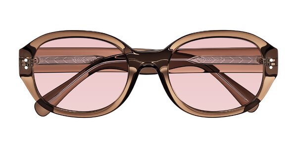 Front of Novak in Translucent Brown