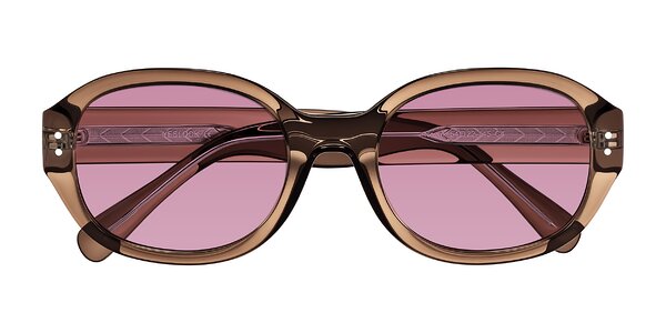 Front of Novak in Translucent Brown