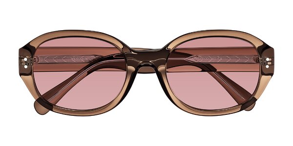 Front of Novak in Translucent Brown