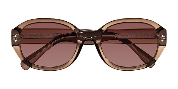 Front of Novak in Translucent Brown