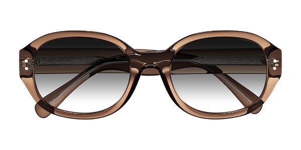 Front of Novak in Translucent Brown