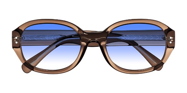 Front of Novak in Translucent Brown