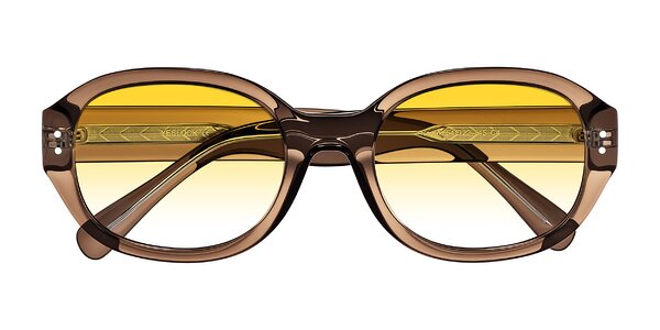 Front of Novak in Translucent Brown
