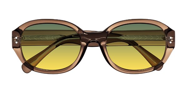 Front of Novak in Translucent Brown