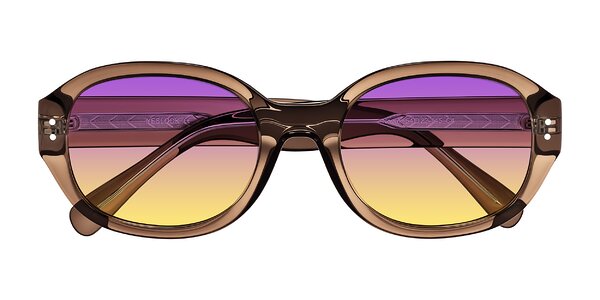 Front of Novak in Translucent Brown