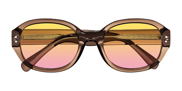 Front of Novak in Translucent Brown