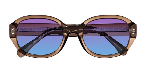 Front of Novak in Translucent Brown