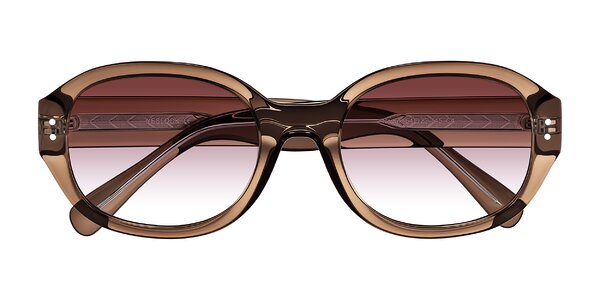 Front of Novak in Translucent Brown