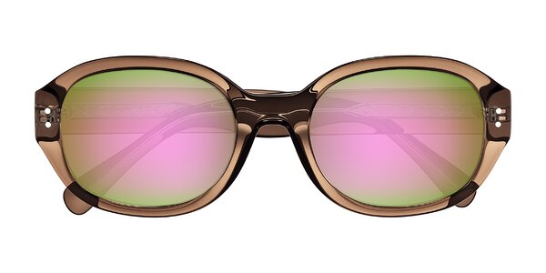 Front of Novak in Translucent Brown