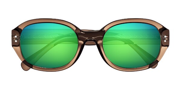 Front of Novak in Translucent Brown