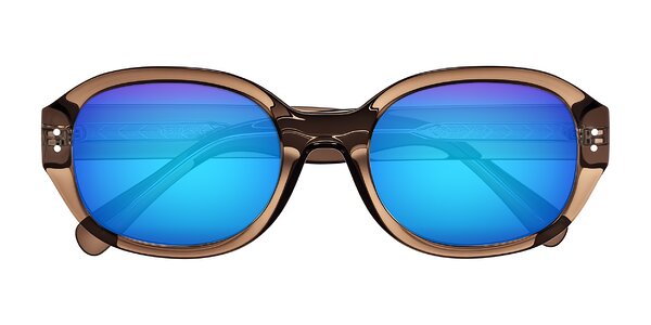 Front of Novak in Translucent Brown
