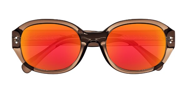 Front of Novak in Translucent Brown