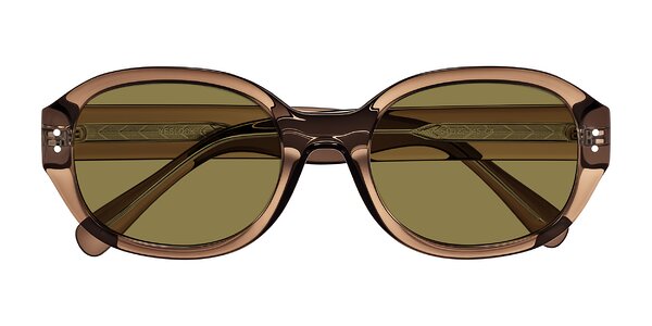 Front of Novak in Translucent Brown