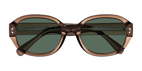 Front of Novak in Translucent Brown