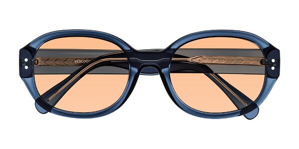 Front of Novak in Translucent Blue