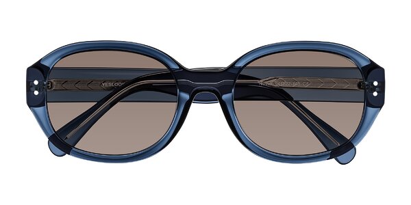 Front of Novak in Translucent Blue