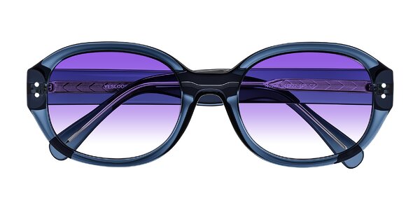Front of Novak in Translucent Blue
