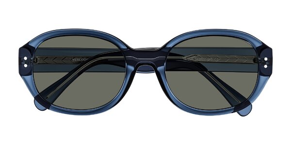 Front of Novak in Translucent Blue