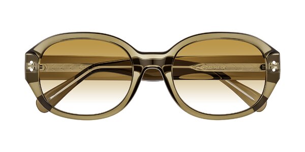 Front of Novak in Translucent Olive Gray