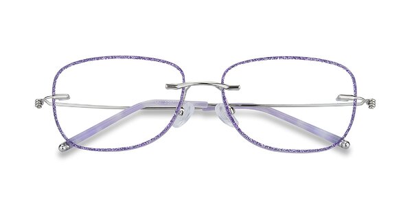 Front of Y7002 in Purple / Silver