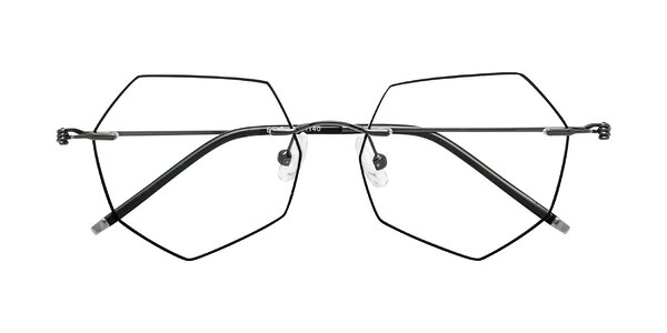 Front of Y7003 in Black/Gunmetal