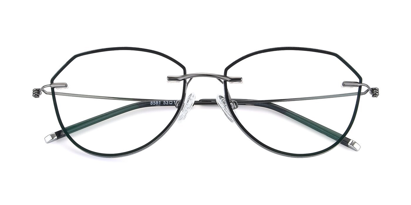 Y7005 - Black / Gunmetal Eyeglasses