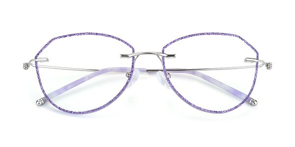 Front of Y7005 in Purple / Silver