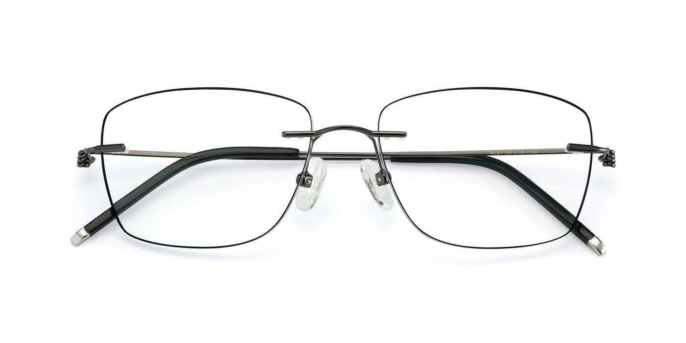 Y7014 -  Gunmetal / Black Reading Glasses