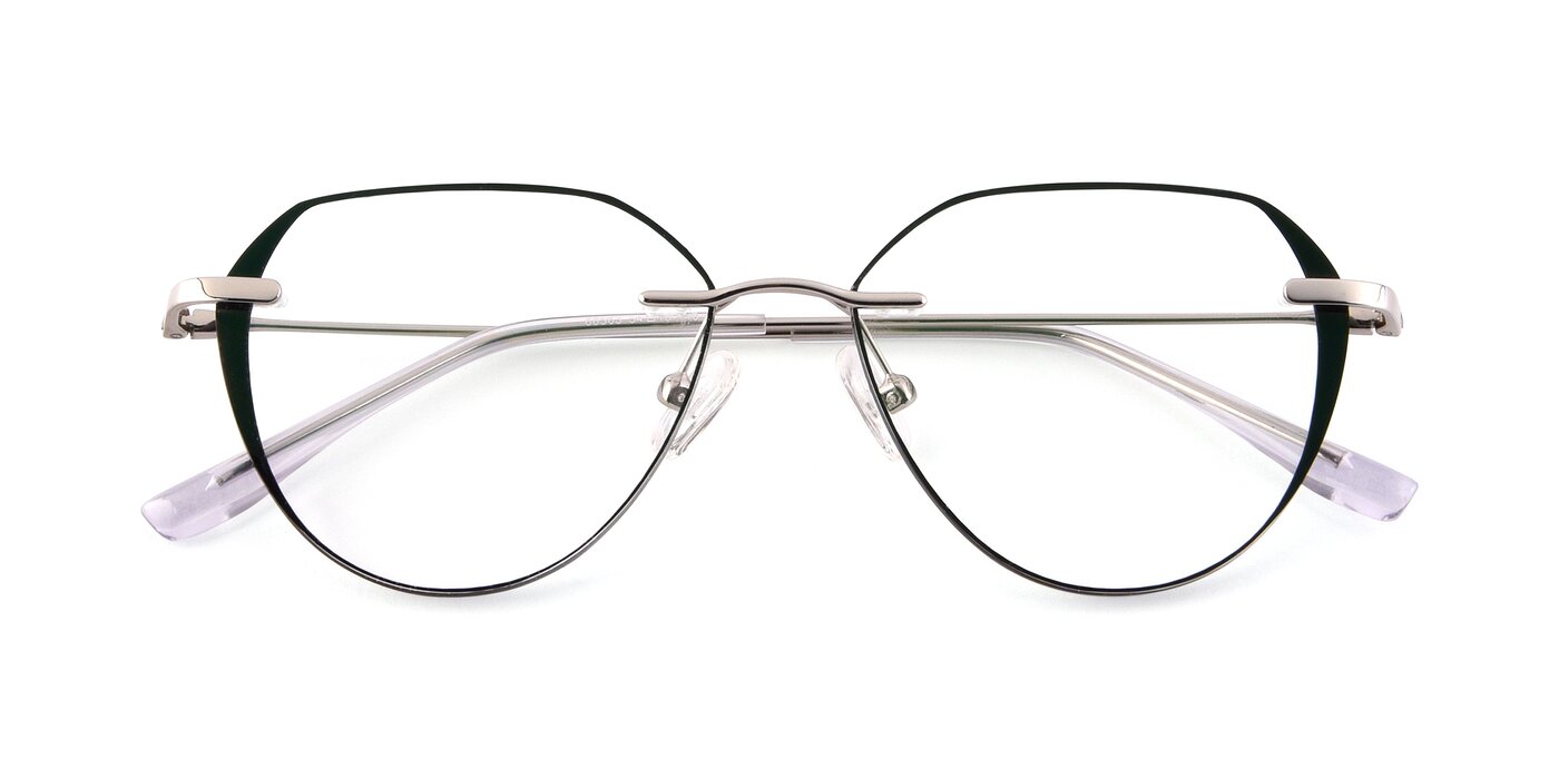 88563 - Silver / Black Eyeglasses