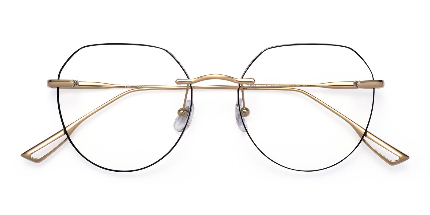 Torres - Gold / Black Eyeglasses