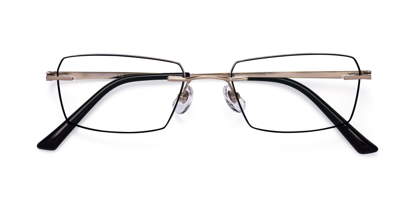 Basco - Gold / Black Reading Glasses