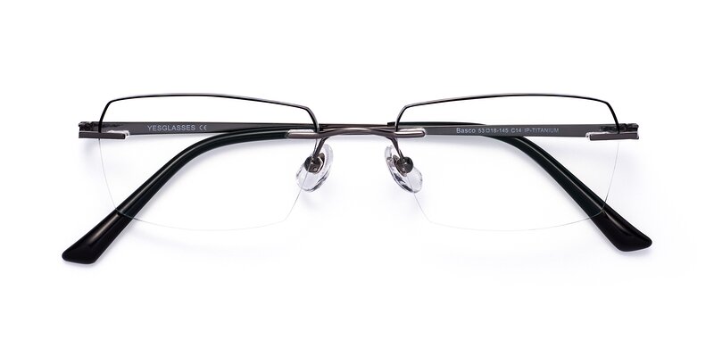 Basco -  Gunmetal / Black Eyeglasses