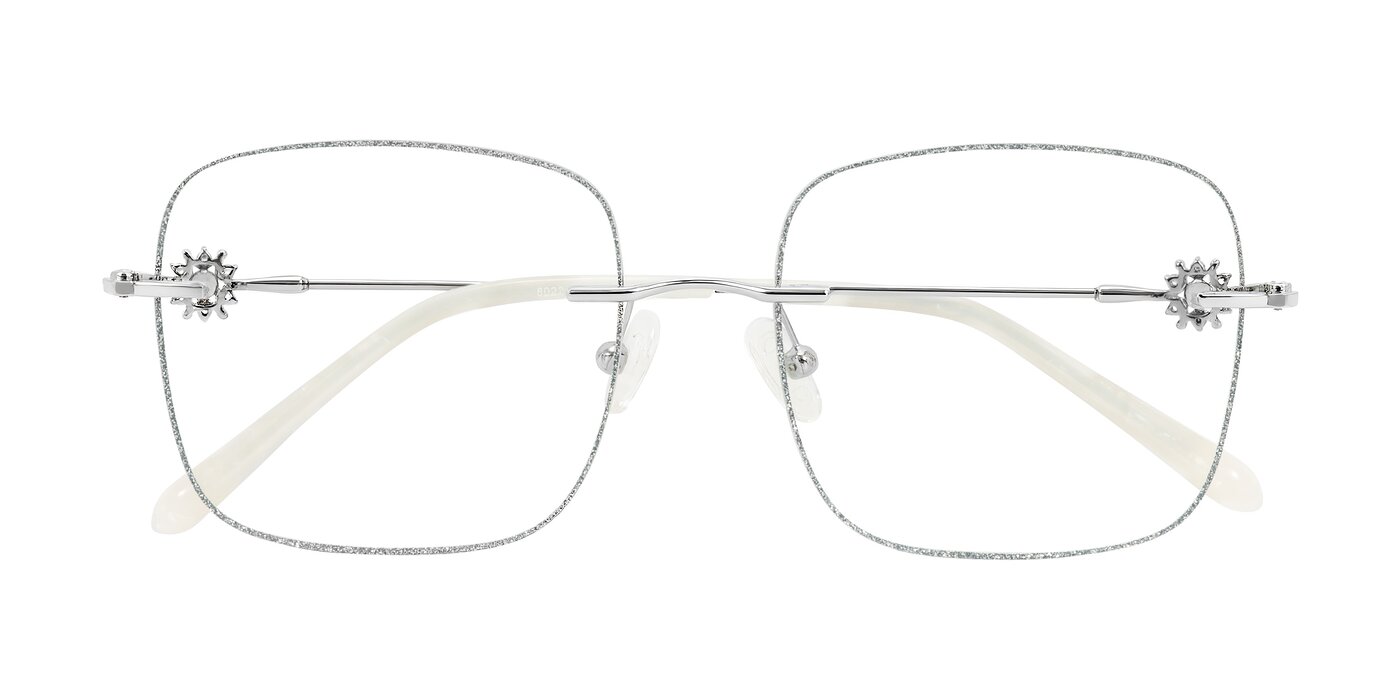 Viveca - Silver Glitter/Silver Eyeglasses