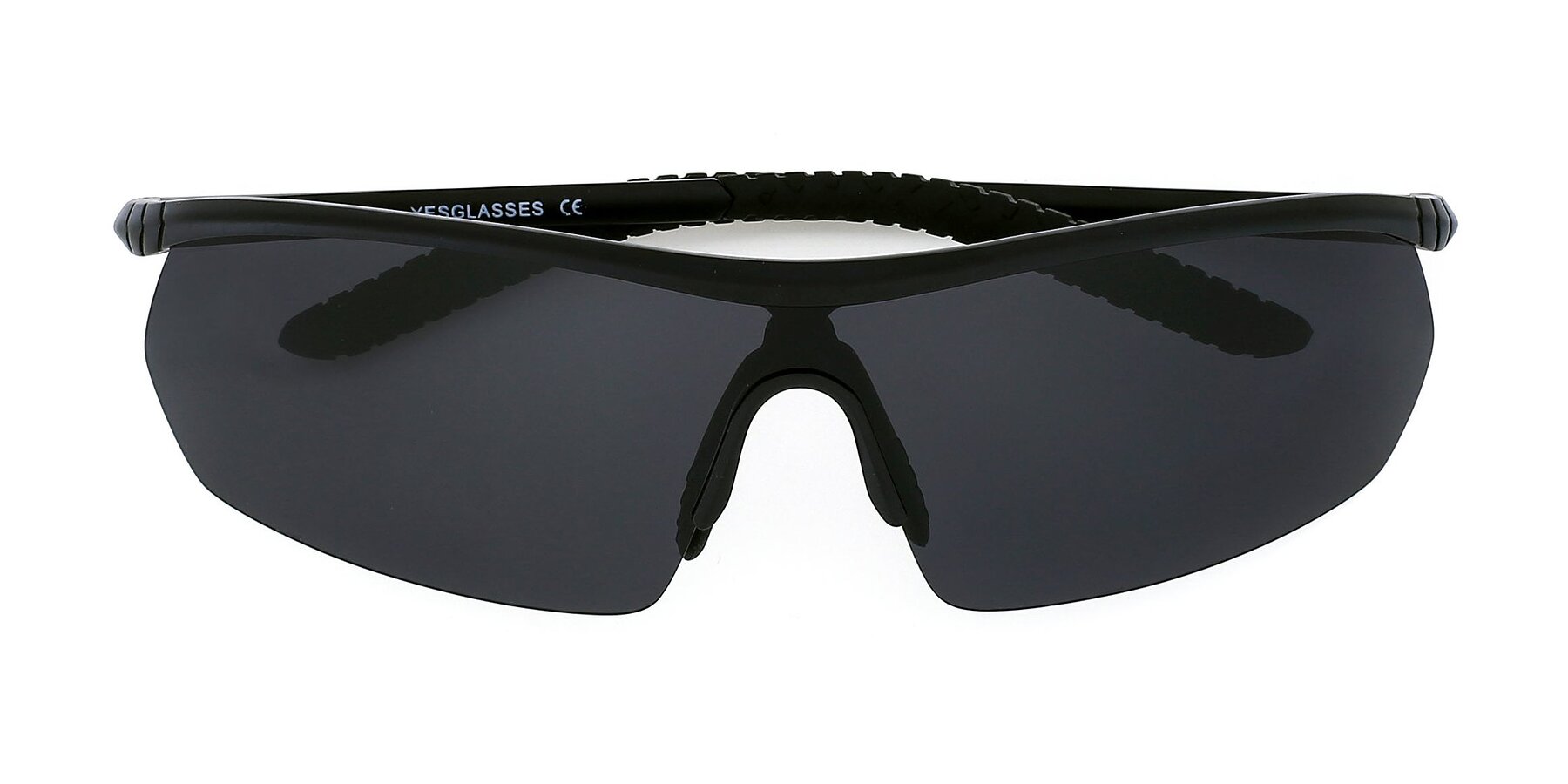 Folded Front of XD304 in Black with Gray Polarized TAC Lenses
