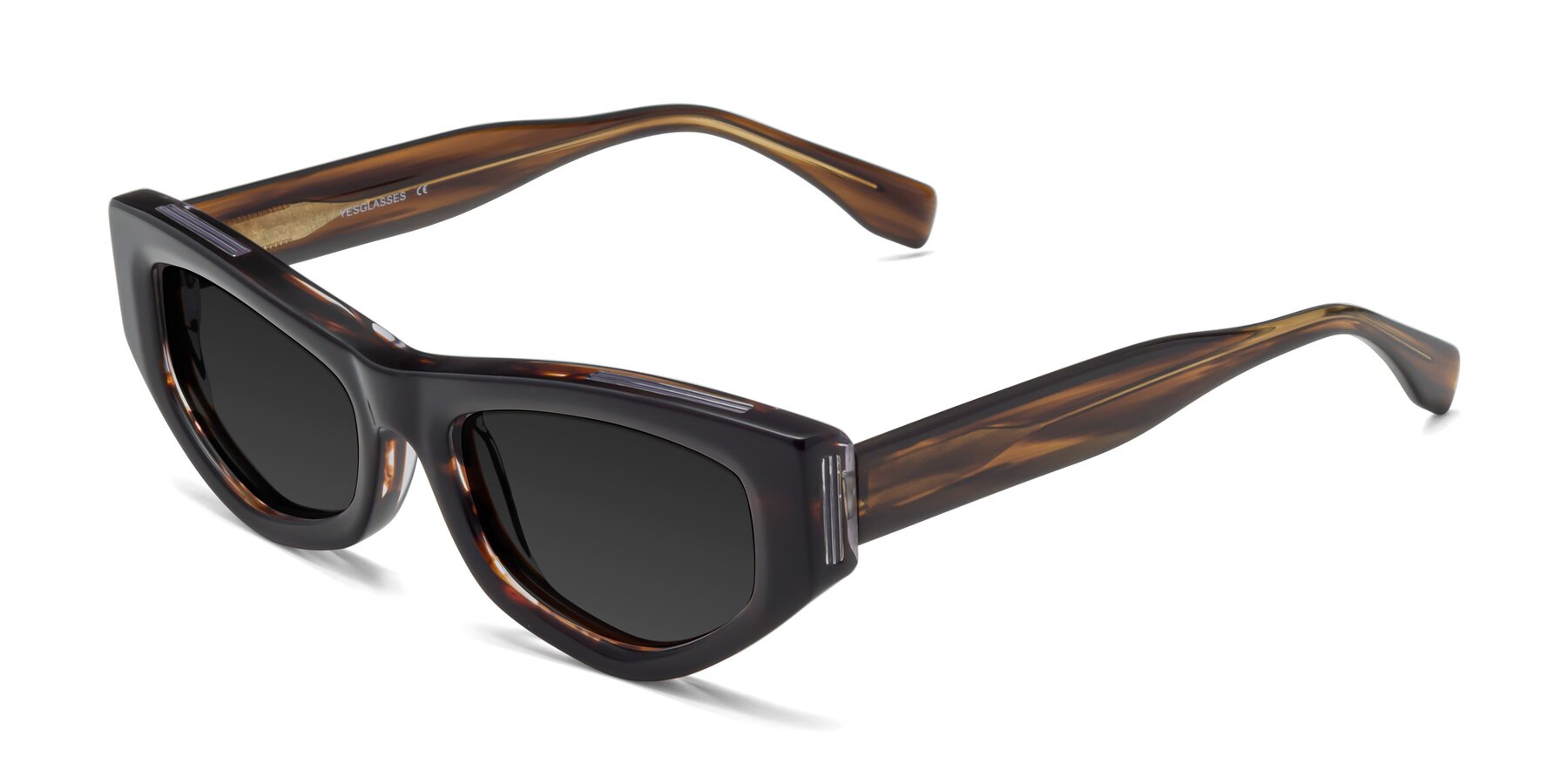 Angle of 1313 in Brown with Gray Polarized TAC Lenses