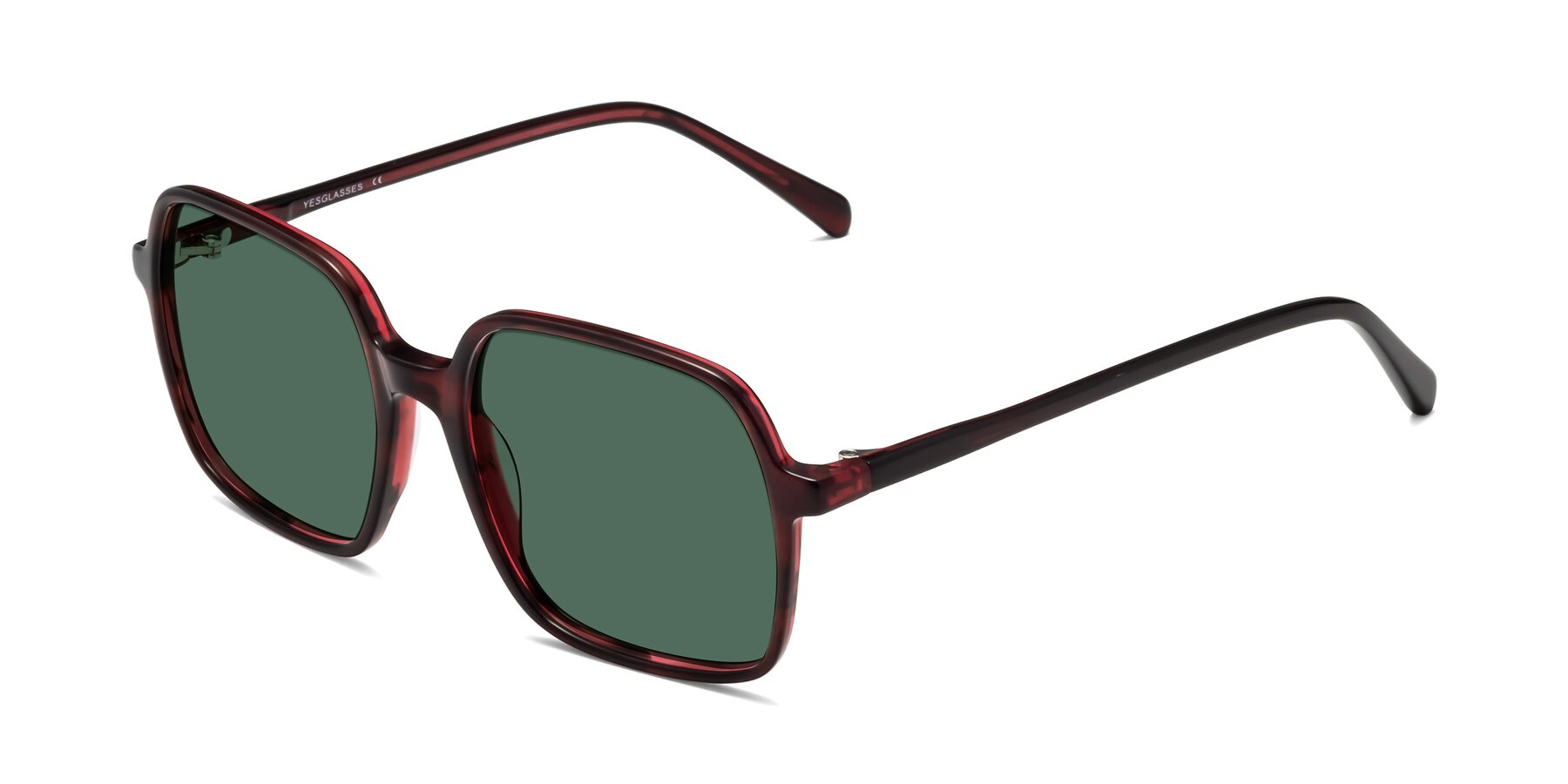 Angle of 1463 in Wine with Green Polarized Lenses
