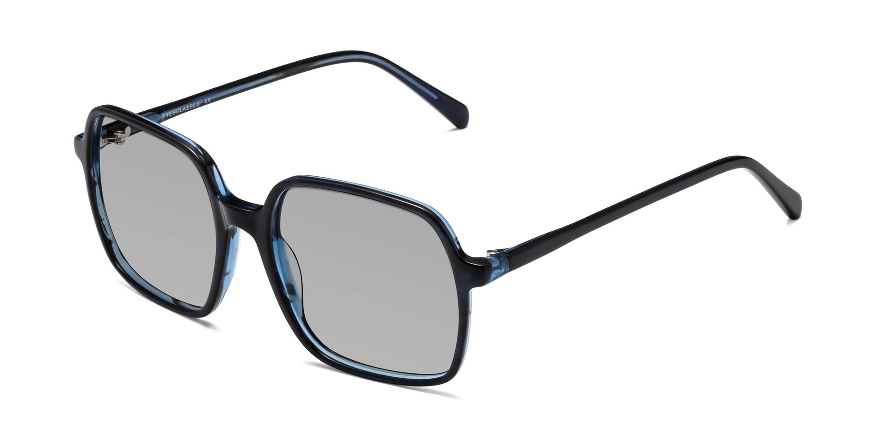 Angle of 1463 in Blue with Light Gray Tinted Lenses