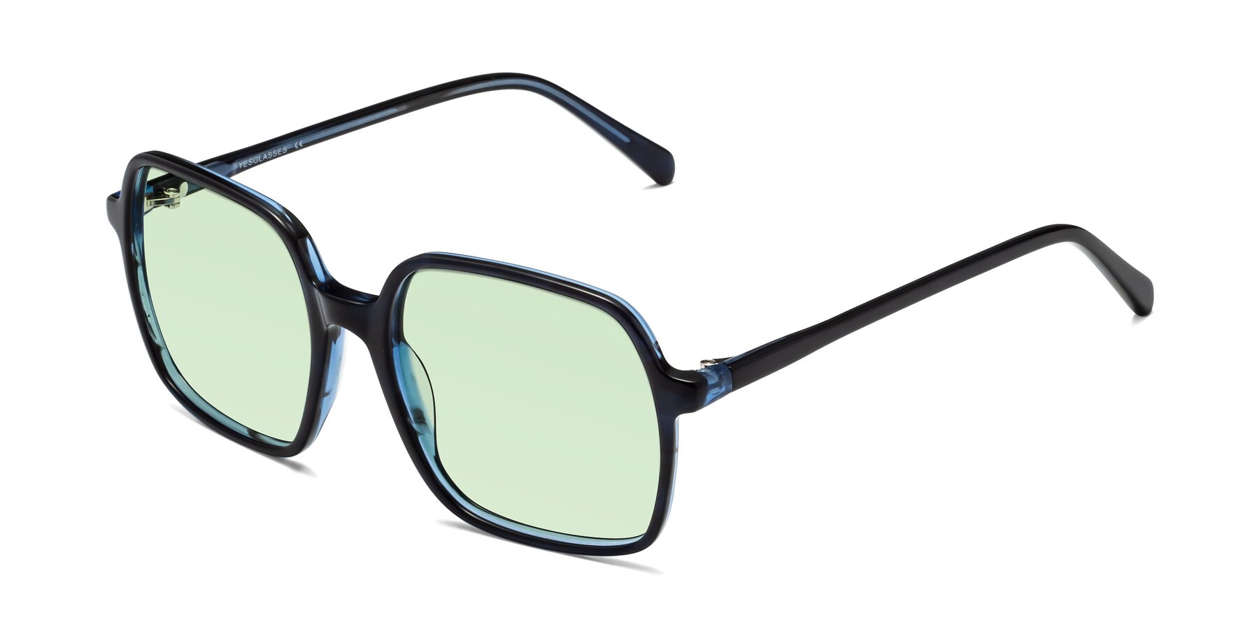 Angle of 1463 in Blue with Light Green Tinted Lenses