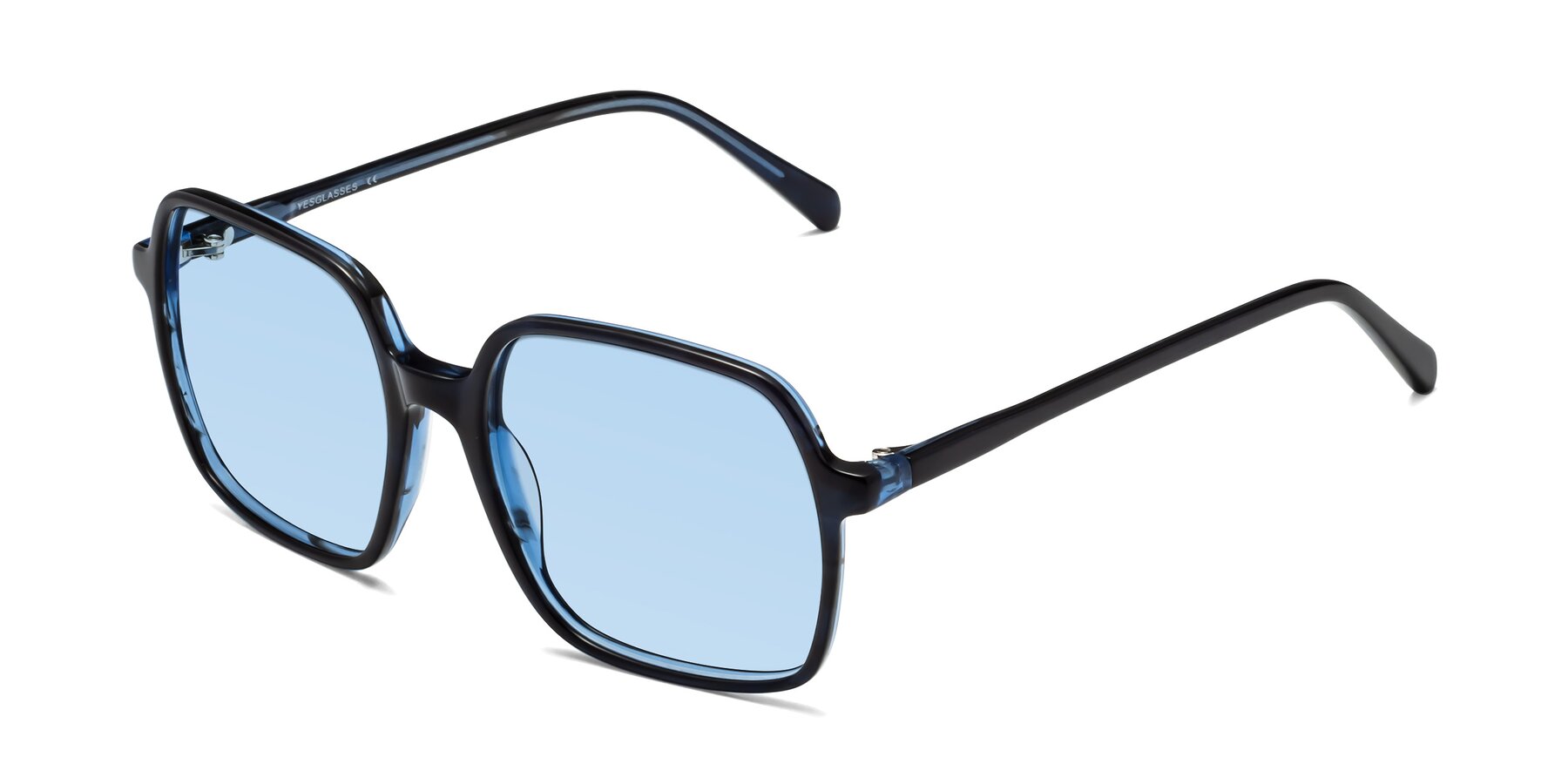 Angle of 1463 in Blue with Light Blue Tinted Lenses