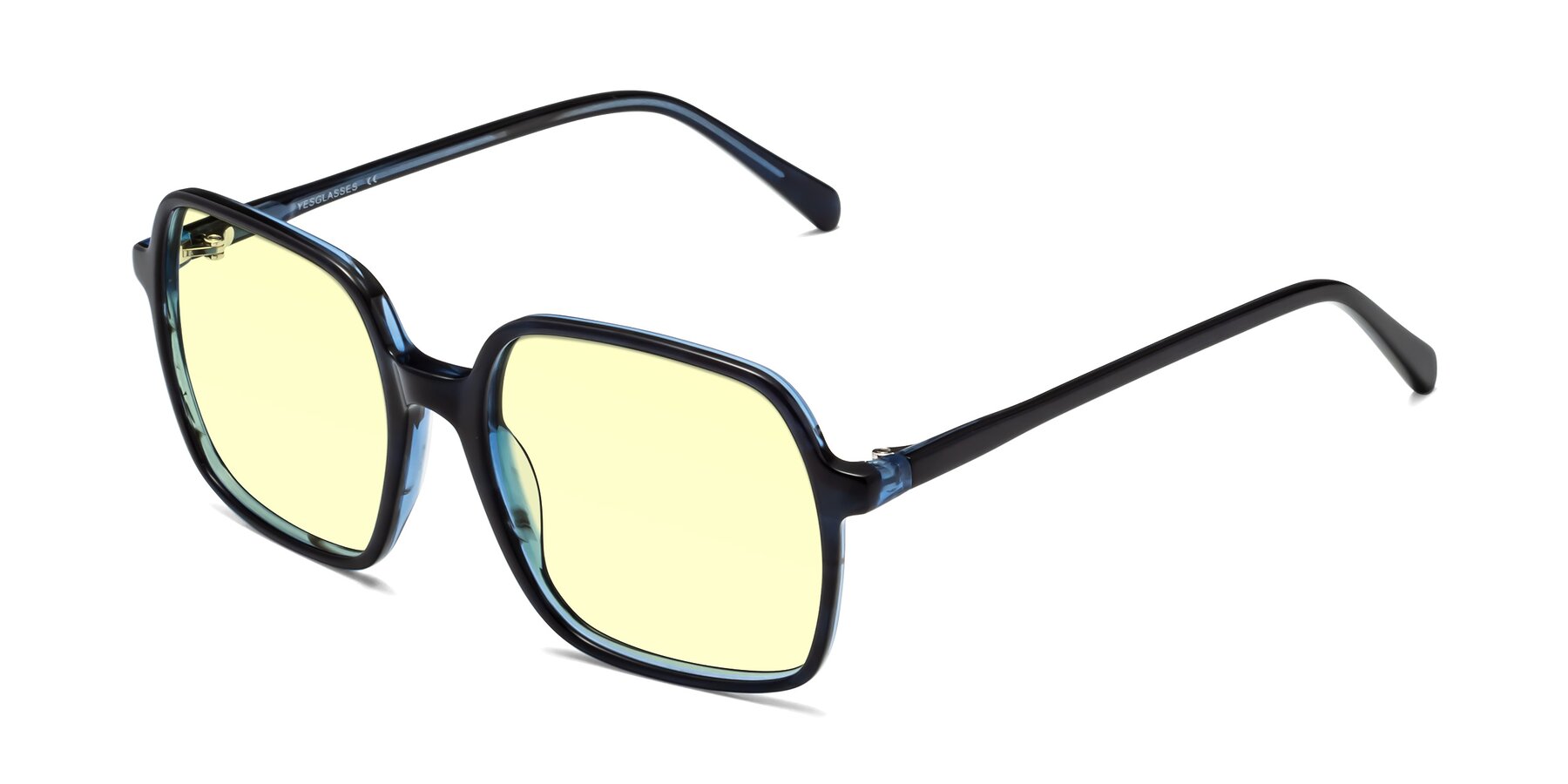 Angle of 1463 in Blue with Light Yellow Tinted Lenses