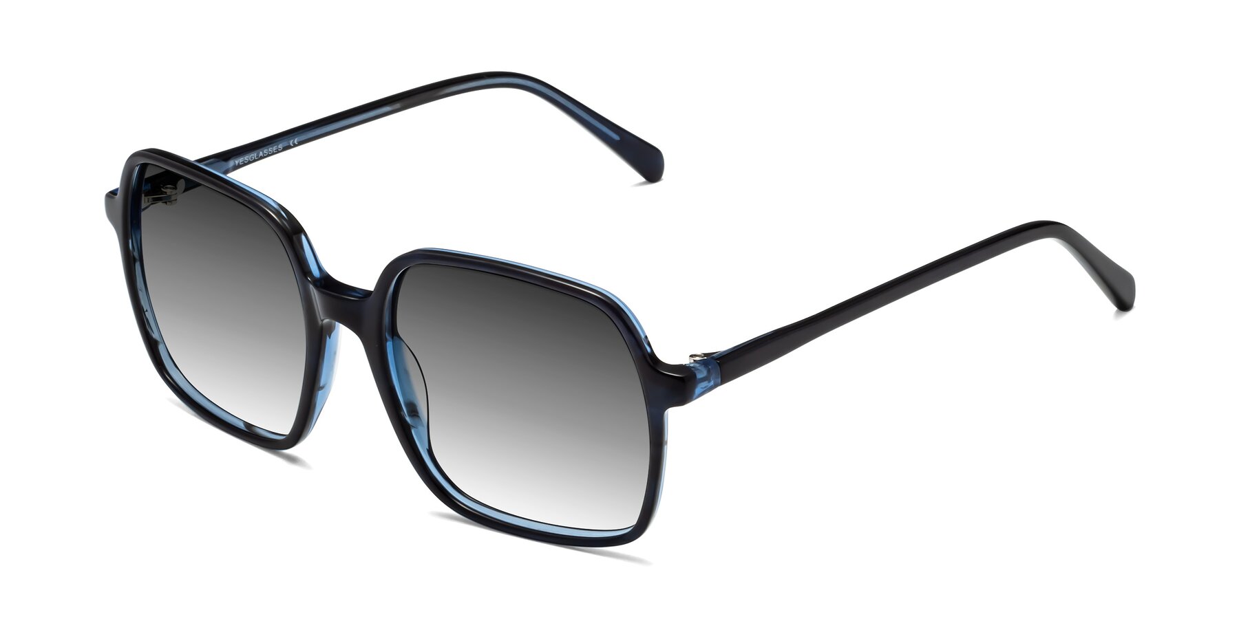 Angle of 1463 in Blue with Gray Gradient Lenses