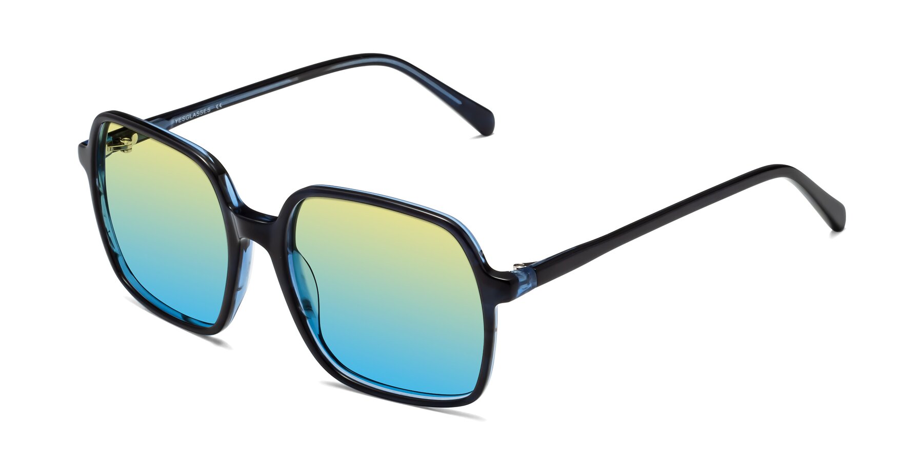 Angle of 1463 in Blue with Yellow / Blue Gradient Lenses