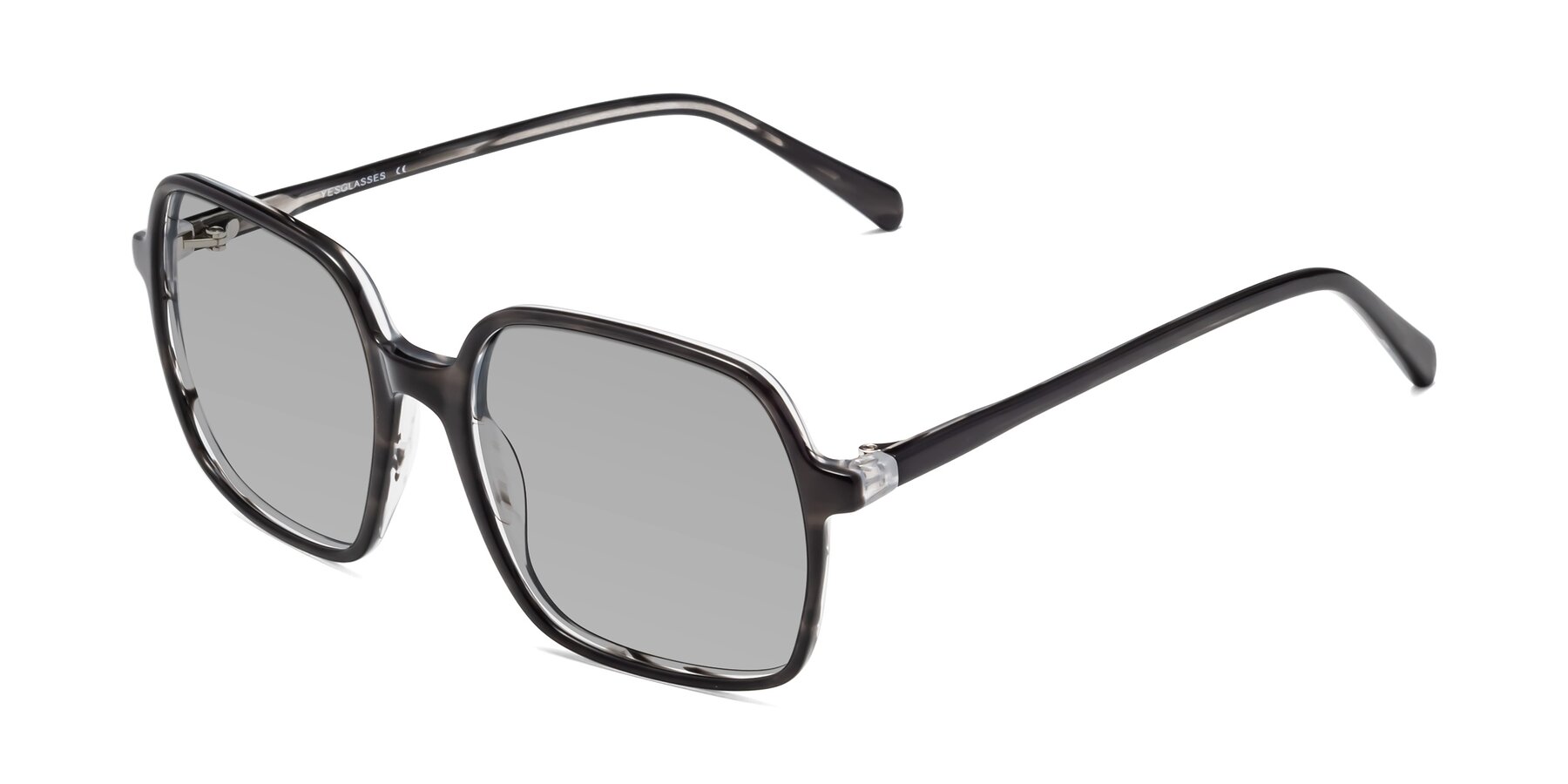 Angle of 1463 in Gray with Light Gray Tinted Lenses