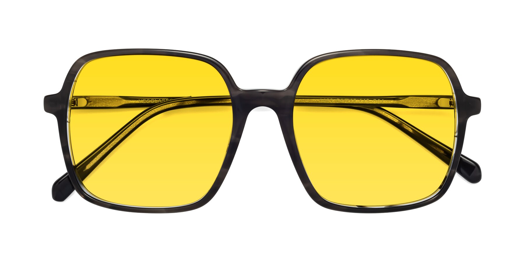 Folded Front of 1463 in Gray with Yellow Tinted Lenses