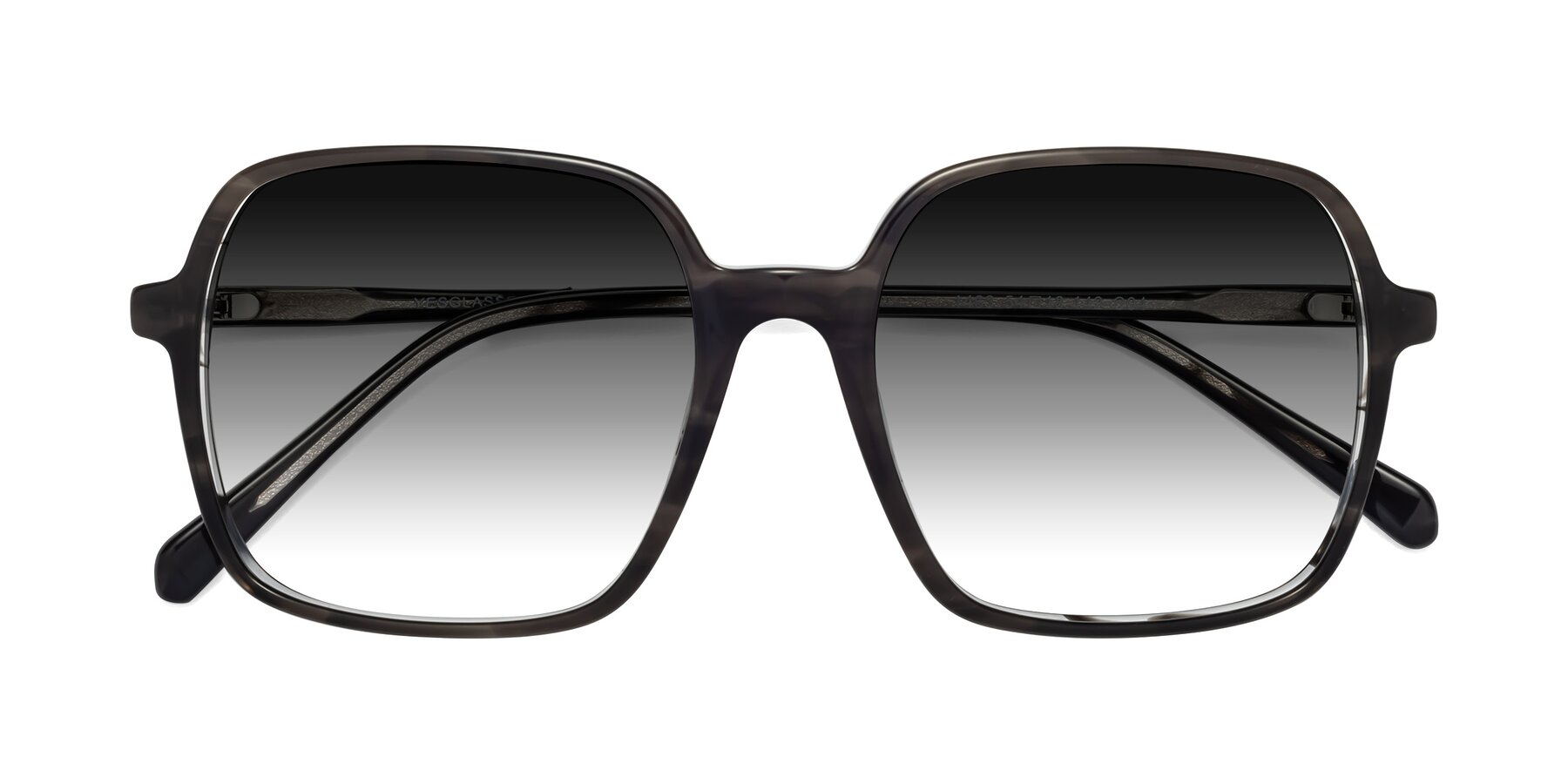 Folded Front of 1463 in Gray with Gray Gradient Lenses