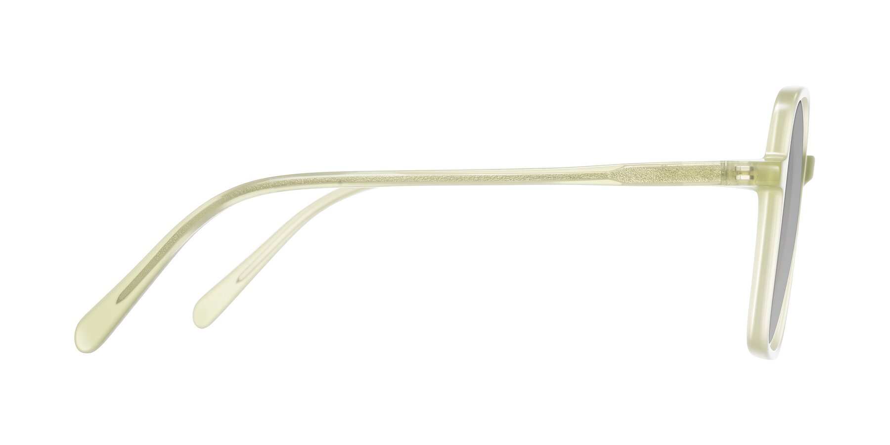 Side of O'malley in Pastel Green with Light Gray Tinted Lenses