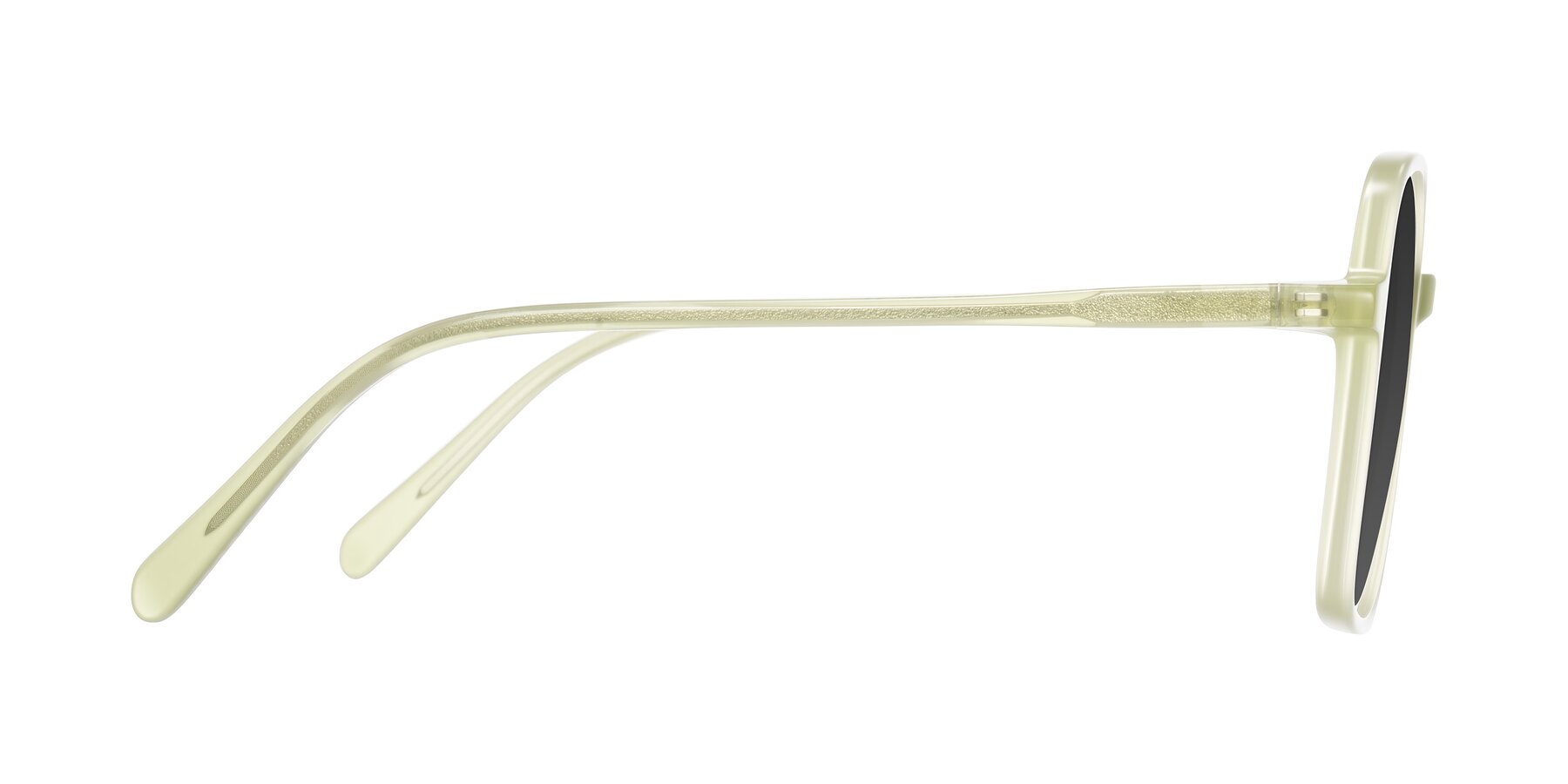 Side of O'malley in Pastel Green with Gray Tinted Lenses