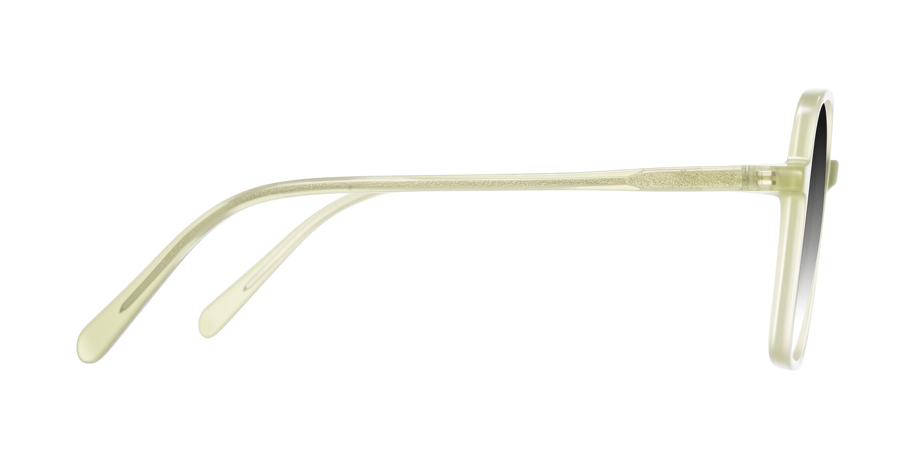 Side of O'malley in Pastel Green with Gray Gradient Lenses